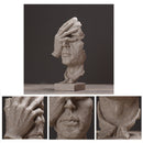 Retro Mask Figurines Home Decor Sculpture - view 8
