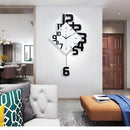 Creative Digital Quartz Wooden Wall Clock, iBuyXi.com