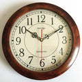 Vintage Wooden Silent Mechanism Wall Clock, ibuyxi.com
