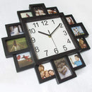 Modern Design Photo Frame With Wall Clock - view 5