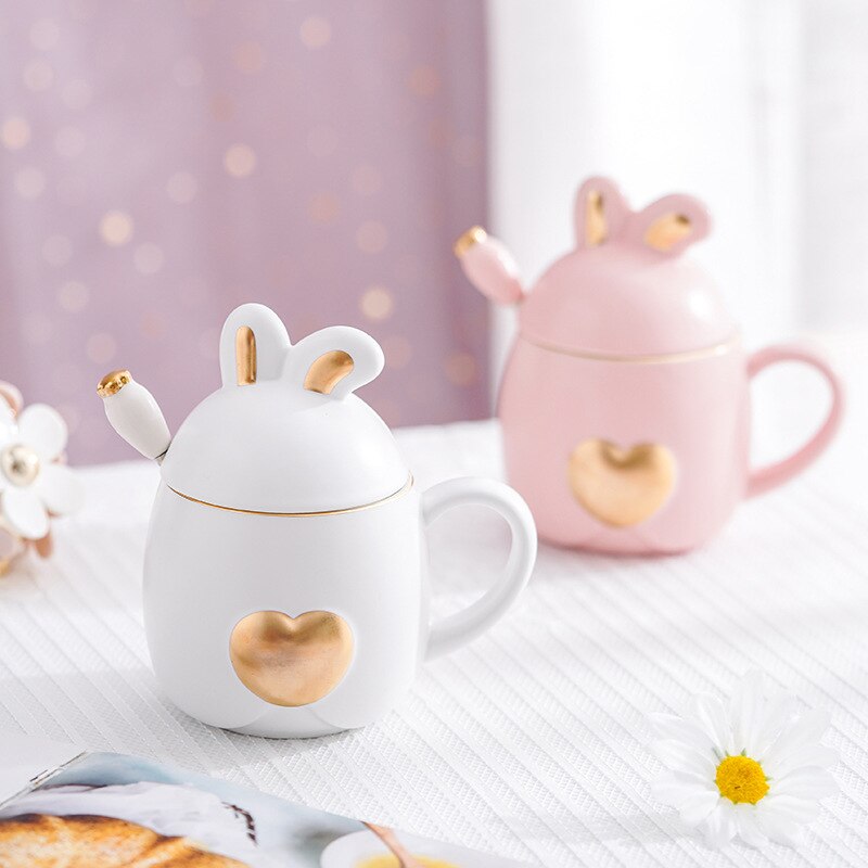 Elegant & Luxury Light Rabbit Mug Gift, ibuyxi.com