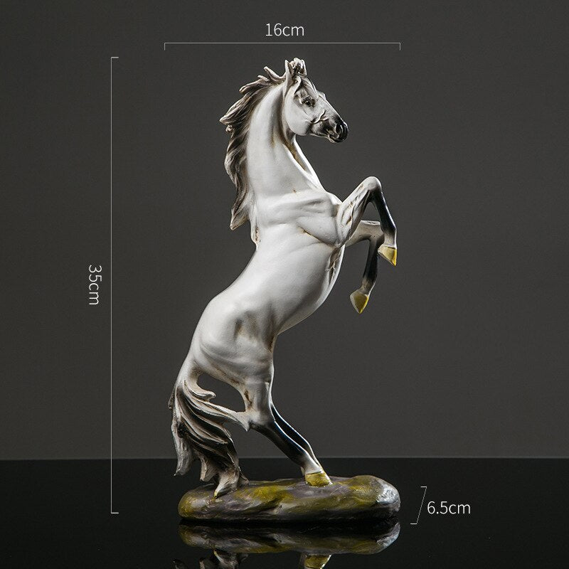 Modern and Gorgeous Resin Horse Statue for Decor - view 4