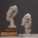 Retro Mask Figurines Home Decor Sculpture - view 9