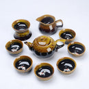 Blue & White Porcelain Multicolor Creative Tea Set - view 3