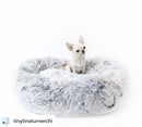 Snowflake White Two Tone - Mr. Peanut's 28" OrthoPlush® Pet Bed