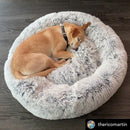 Snowflake White Two Tone - Mr. Peanut's 28" OrthoPlush® Pet Bed