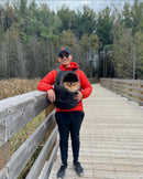 Premium All-Black Pet Backpack, iBuyXi.com