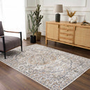 Hiti Cream Flat Pile Washable Rug