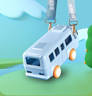 Tritan Straw Bus Water Bottle for Kids, iBuyXi.com