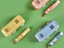 Tritan Straw Bus Water Bottle for Kids, iBuyXi.com
