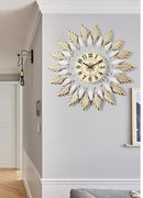 Creative Silent Iron Wall Clock Art Decor, ibuyxi.com