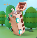 Tritan Straw Bus Water Bottle for Kids, iBuyXi.com