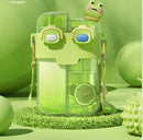 Tritan Straw Bus Water Bottle for Kids, iBuyXi.com