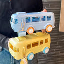 Tritan Straw Bus Water Bottle for Kids, iBuyXi.com