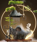 Creative Ceramic Flowing Water Rockery Fountain, ibuyxi.com