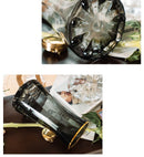 Luxury Gold Tinted Creative Transparent Glass Vase, ibuyxi.com