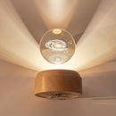 Crystal 3D Universe Ball Night Light with Music Box, ibuyxi.com