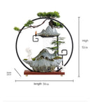 Creative Ceramic Flowing Water Rockery Fountain, ibuyxi.com