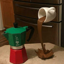 Floating and Creative Desktop Decor Coffee Cup Sculpture, ibuyxi.com
