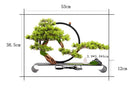Zen Style Cliff Welcome Pine Bonsai Home Decor, ibuyxi.com