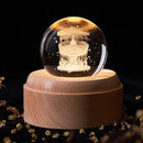Crystal 3D Universe Ball Night Light with Music Box, ibuyxi.com