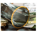 Luxury Gold Tinted Creative Transparent Glass Vase, ibuyxi.com