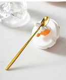 Unique 3D Dog Glass Mug Spoon Lid Gift, ibuyxi.com