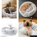 Snowflake White Two Tone - Mr. Peanut's 28" OrthoPlush® Pet Bed