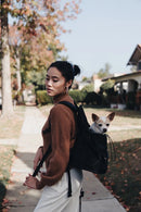 Premium All-Black Pet Backpack, iBuyXi.com