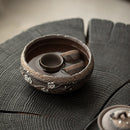 Old Thick Earthenware Tea Cup and Pot - view 9