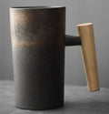 Retro Style Handmade Pottery Coffee Mug Gift - view 2