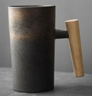 Retro Style Handmade Pottery Coffee Mug Gift - view 2