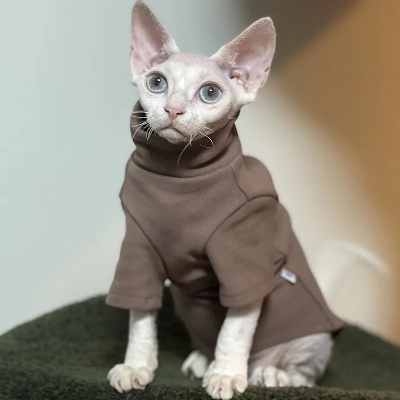Classic Cotton Turtleneck Pet Clothes