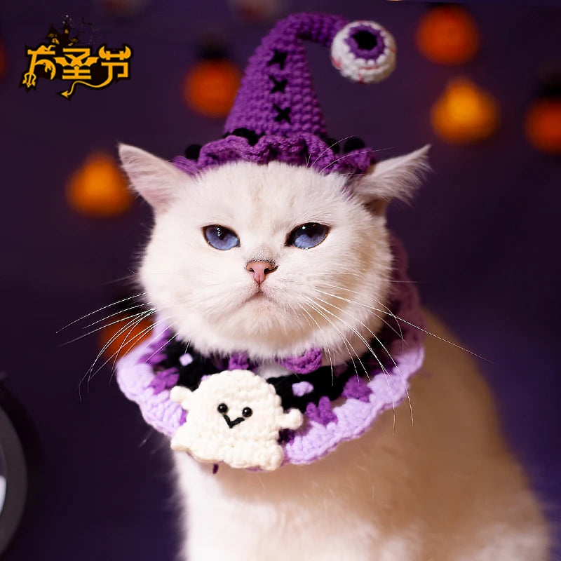 Handmade Halloween Cat Collars - view 2