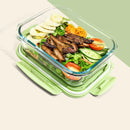 Sleek Glass Lunch Box for Food Storage, ibuyxi.com