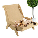 Sisal Wooden Lounge Cat Scratcher