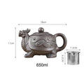 Creative Purple Sand Ceramic Pot and Cups, ibuyxi.com
