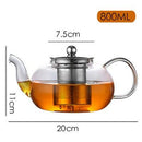 Heat Resistant Glass Tea Set Teapot 6 Cups - view 5
