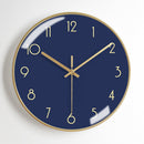 Nordic Mute Clock Wall Clock Simple Modern Living Room Elegant Home Fashion Creative and Slightly Luxury Quartz Clock Decoration - ibuyxi.comNordic Mute Wall Clock Simple Modern Living Room Decoribuyxi.com