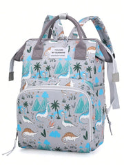 Dinosaur Print Nylon Large Diaper Bag, iBuyXi.com