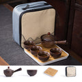 Unique Flowers and Handmade Stone Tea Set, ibuyxi.com