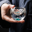 Unique Engraved Design Greenstone Wine Cup - view 9