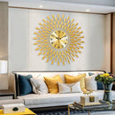 Crystal Sun Modern Silent Wall Clock Home Decor - view 6