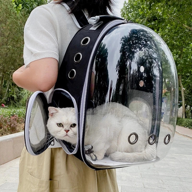 Space Capsule Pet Carrier Transparent Backpack