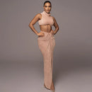 Tank Top Long Skirt Beach Vacation Two Piece Set, iBuyxi.com