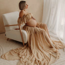 Boho Chiffon Dress For Maternity Photography