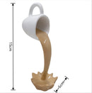 Floating and Creative Desktop Decor Coffee Cup Sculpture - view 3