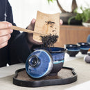 Ceramic Glaze and Unique Travel Teapot Set - view 4