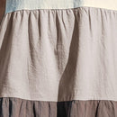 Colorblock Tiered Hem Mini Dress For Women Sexy V-neck Sleeveless Holiday Loose Straight Dress 2023 Summer Female Dress, ibuyxi.com