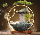 Creative Ceramic Flowing Water Rockery Fountain - view 4